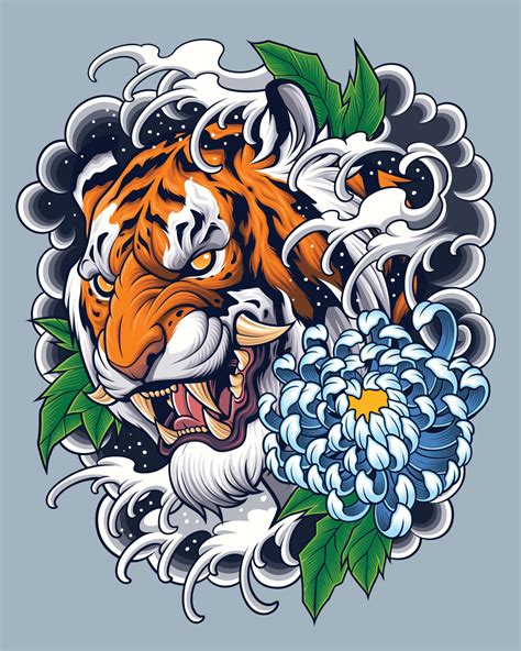 tattoo tiger design|traditional japanese tiger tattoo designs.